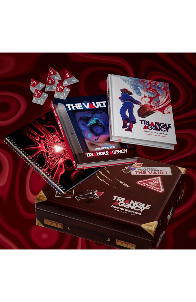 Modiphius Entertainment Triangle Agency Normal Briefcase Collection Rpg Box Set, Alternate, color, Multicolored