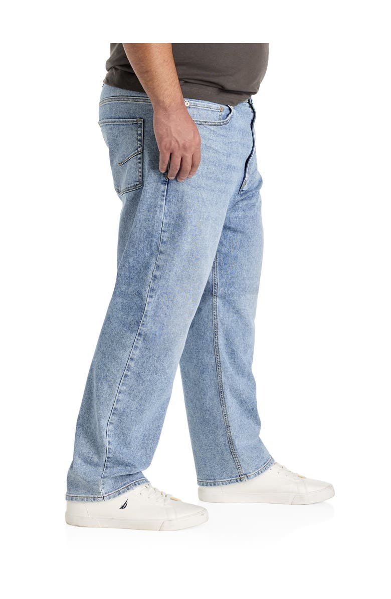 True Nation by DXL Big & Tall Relaxed-Fit Light Wash Jeans, Alternate, color, Lighter Daze