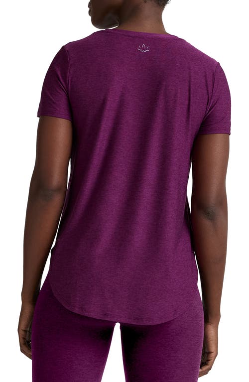 Beyond Yoga On The Down Low T-shirt In Purple