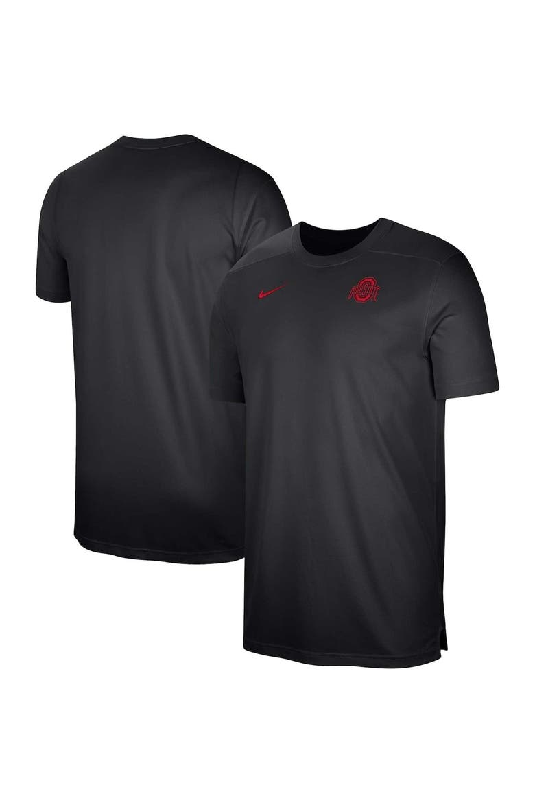 Men's Nike  Black Ohio State Buckeyes Sideline Coaches Performance Top, Main, color, Black