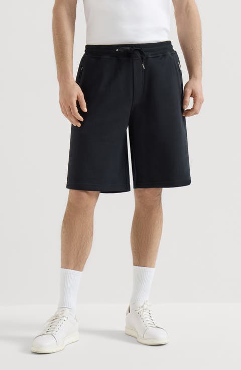 French terry Bermuda shorts