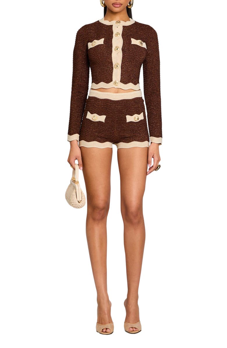 Retrofête Kait Knit Shorts, Main, color, 