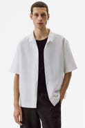 H&M Relaxed Fit Linen-blend Resort Shirt