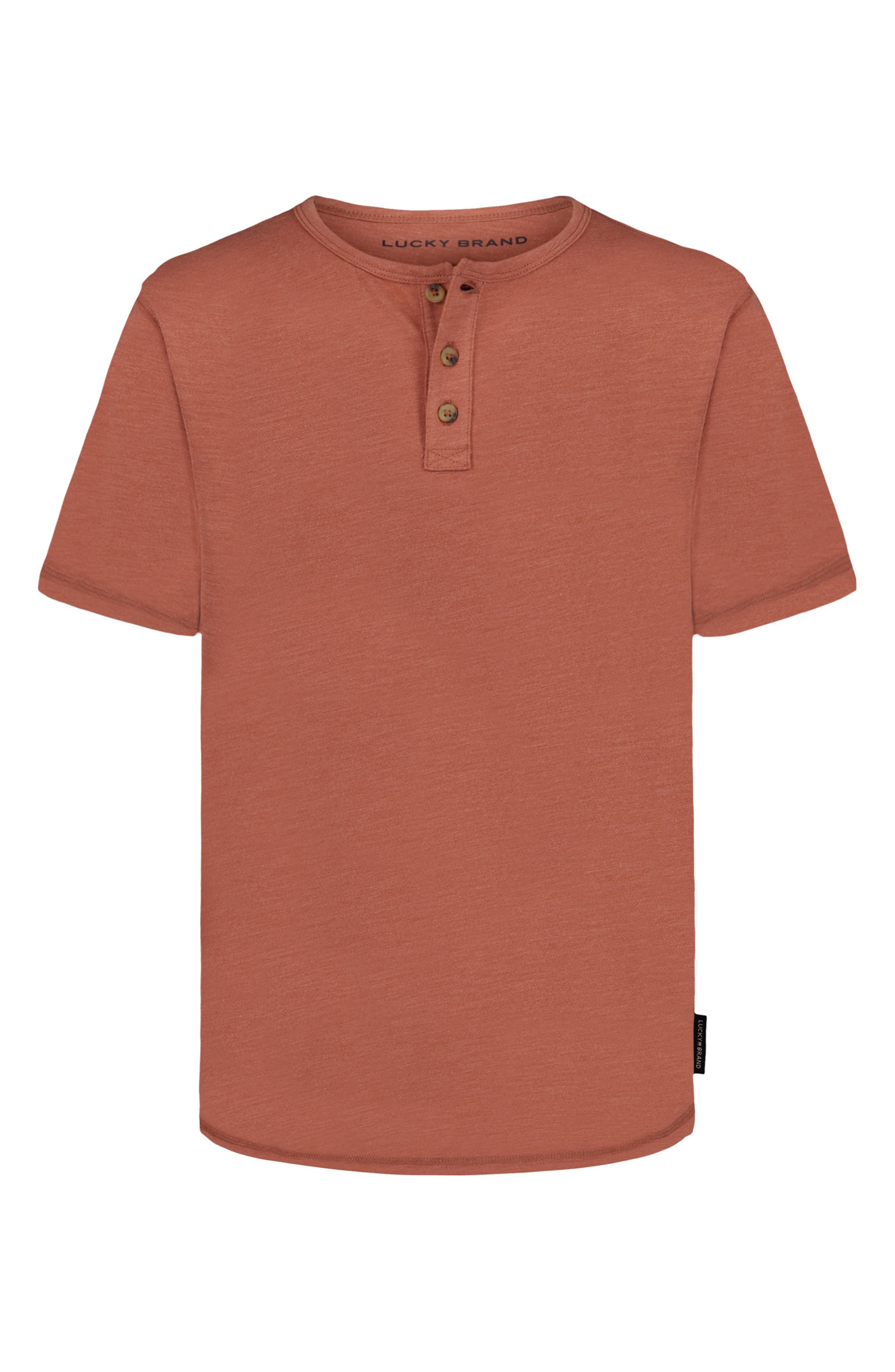 Lucky Brand Kids' Short Sleeve Henley
