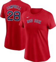 Nike Women's Nike Kristian Campbell Red Boston Red Sox Fuse Name & Number T-Shirt
