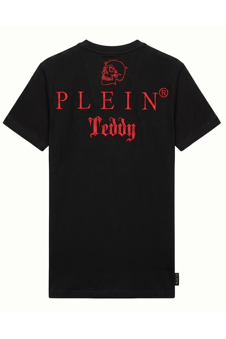 Jersey T-Shirt Teddy Chest Men, Alternate, color, black