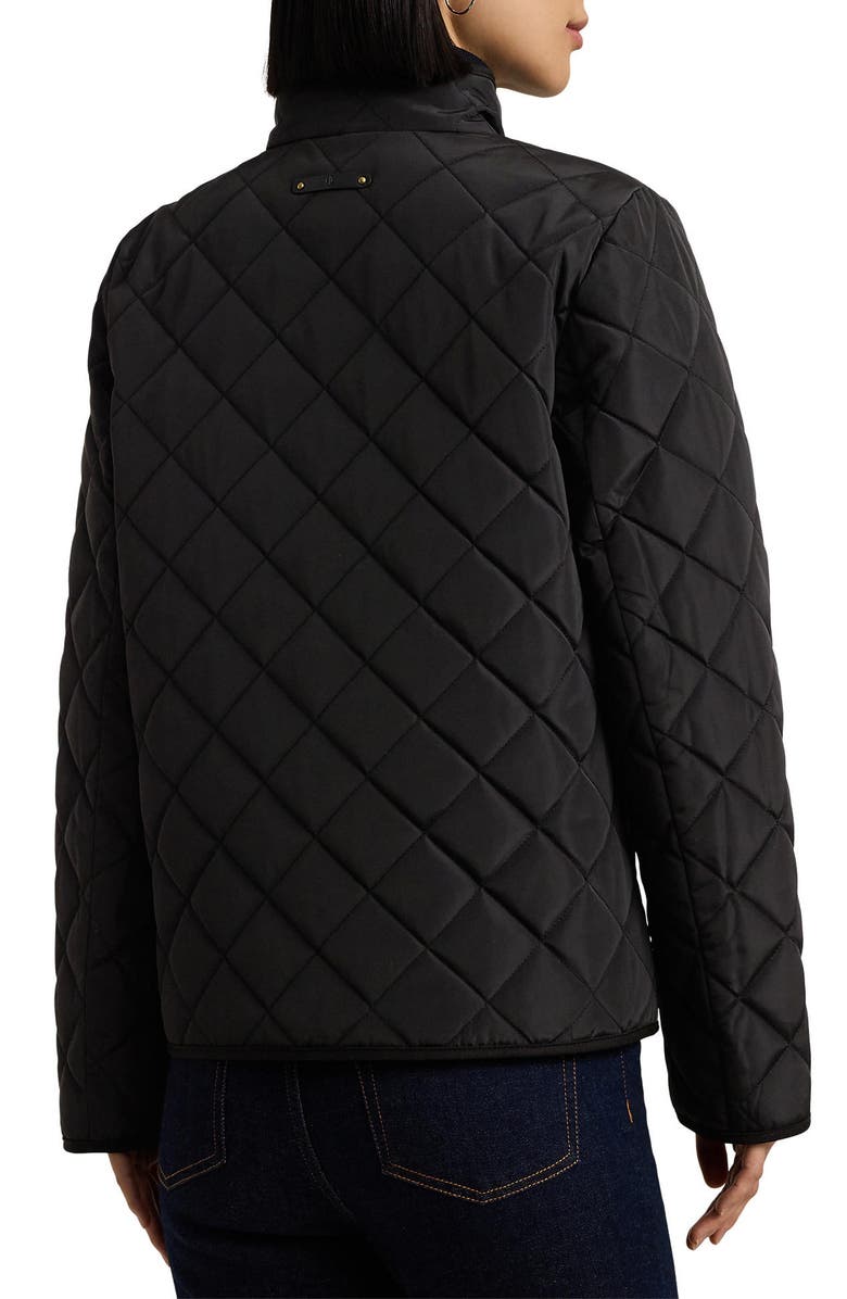 Lauren Ralph Lauren Crest Logo Quilted Jacket, Alternate, color, 