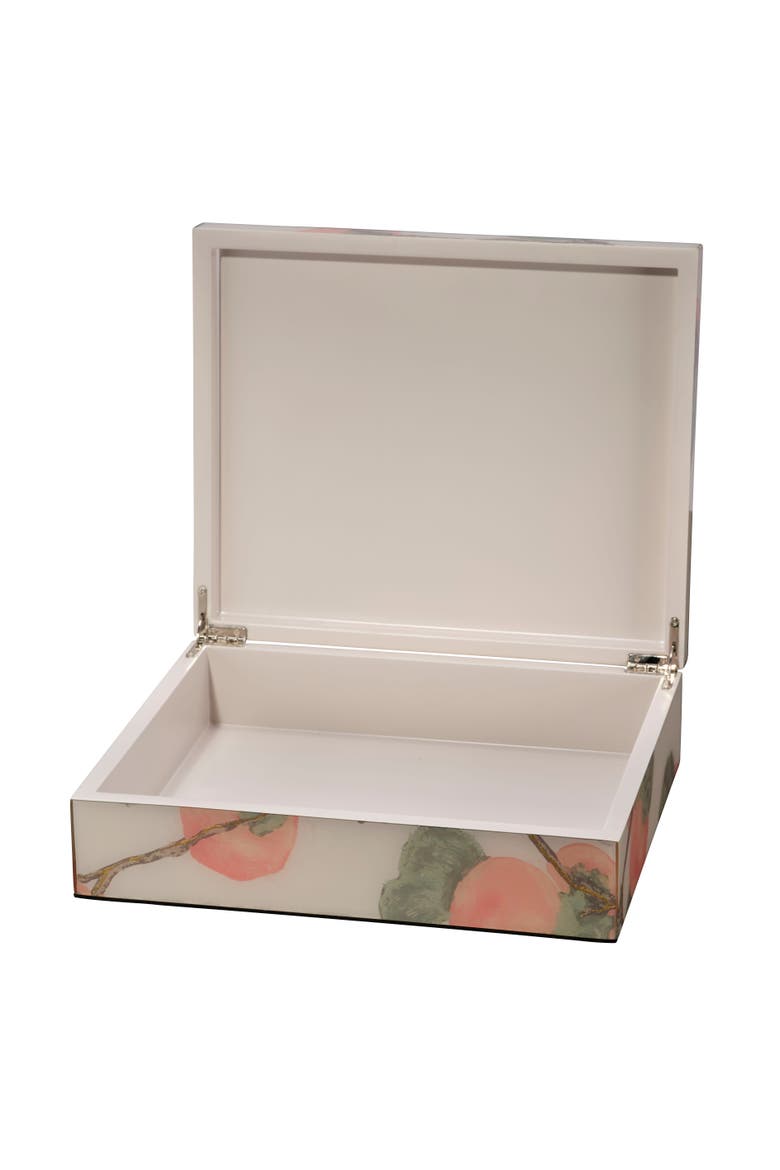 Persimmon Decorative Box, Alternate, color, Orange