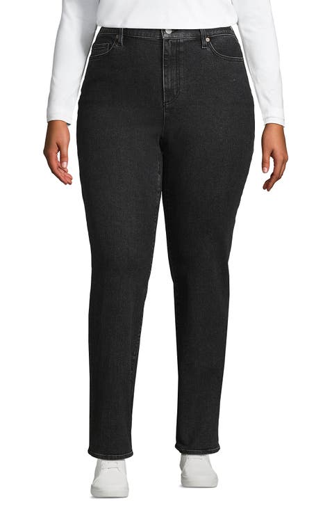 Recover High Rise Straight Leg Blue Jeans