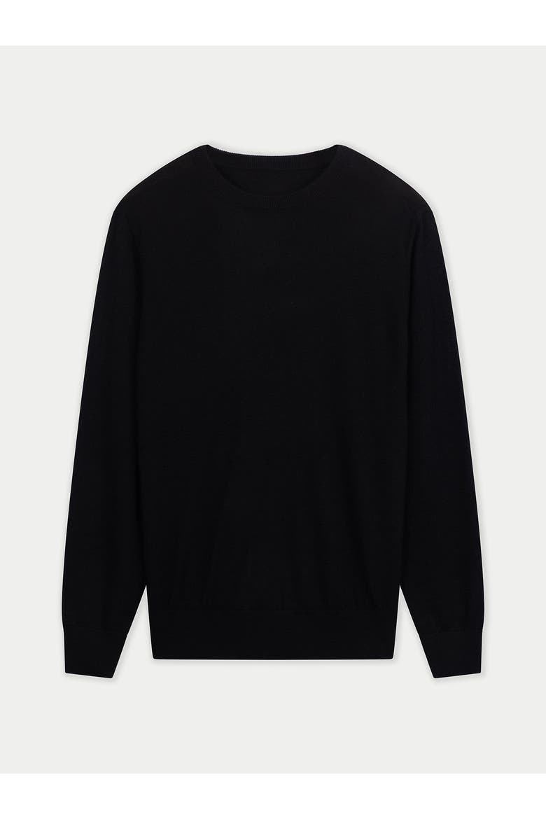 Women C-Neck Cashmere Sweater, Main, color, blue graphite
