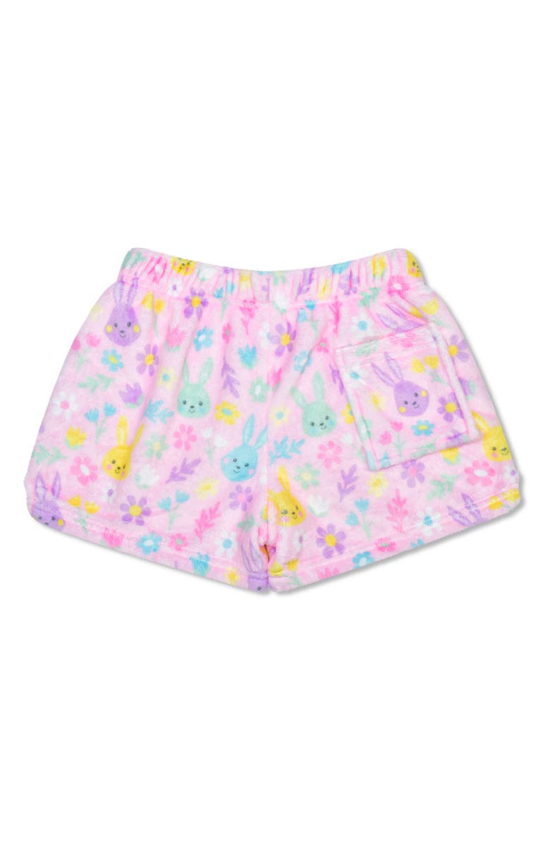 Iscream Kids' Bunny Bloom Plush Shorts, Alternate, color, 
