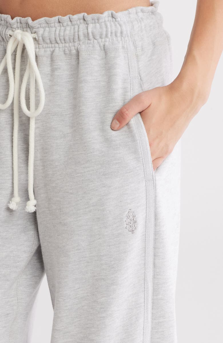 Free People FP Movement Flutter Joggers, Alternate, color, Heather Grey