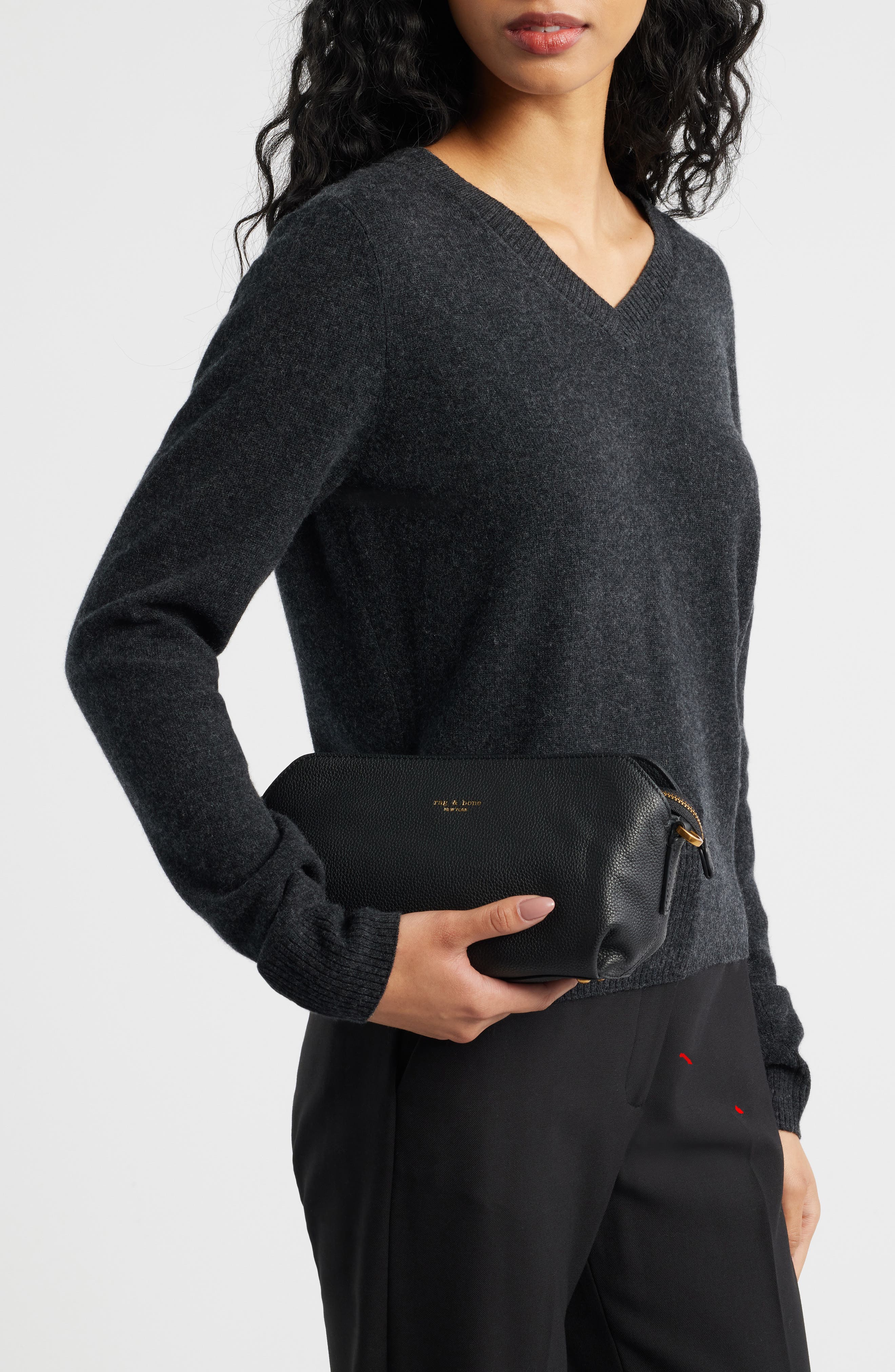 rag & bone Gramercy Leather Crossbody Bag, Alternate, color, 