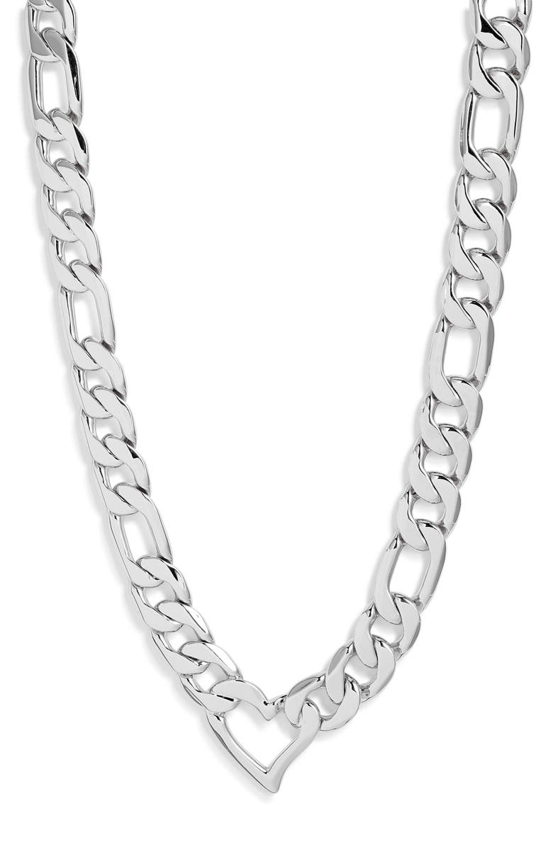 Jenny Bird Vera Chain Necklace, Main, color, High Polish Silver