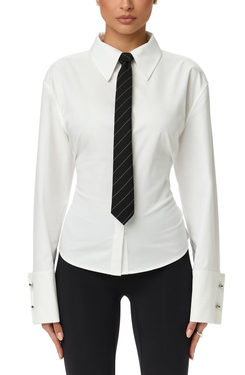 Naked Wardrobe Pinstripe Tie, Alternate, color,