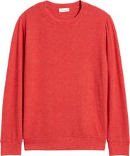 Loveappella Crewneck Brushed Jersey Top