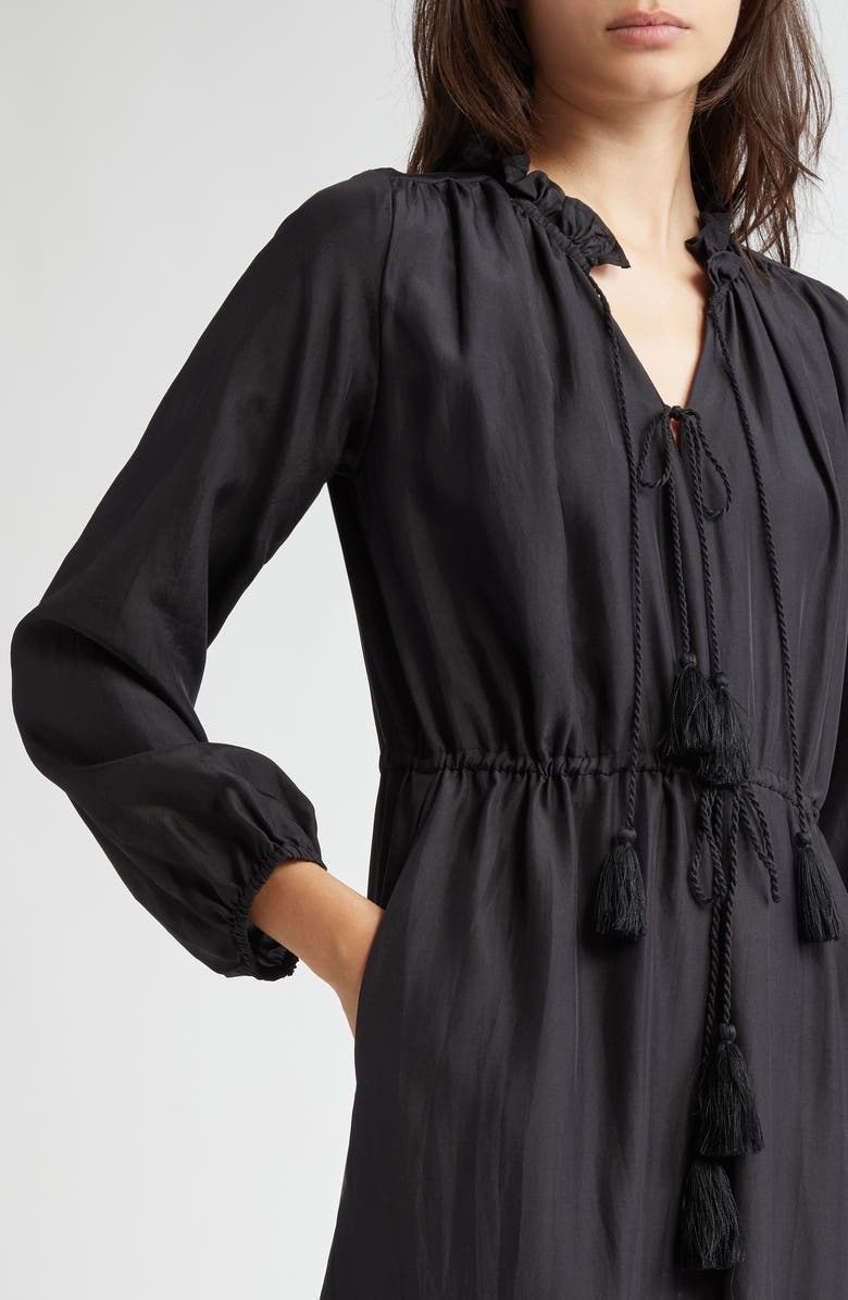 MILLE Astrid Floral Long Sleeve Cotton Dress, Alternate, color, 