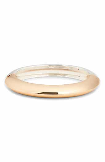 Open Edit Domed Hinge Bangle