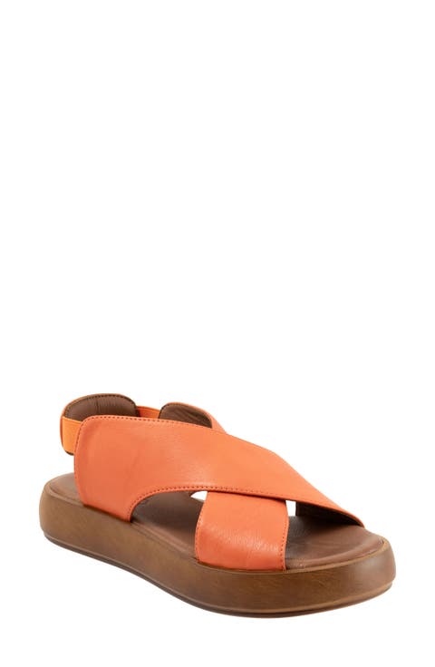 Women's Orange Comfort Sandals | Nordstrom