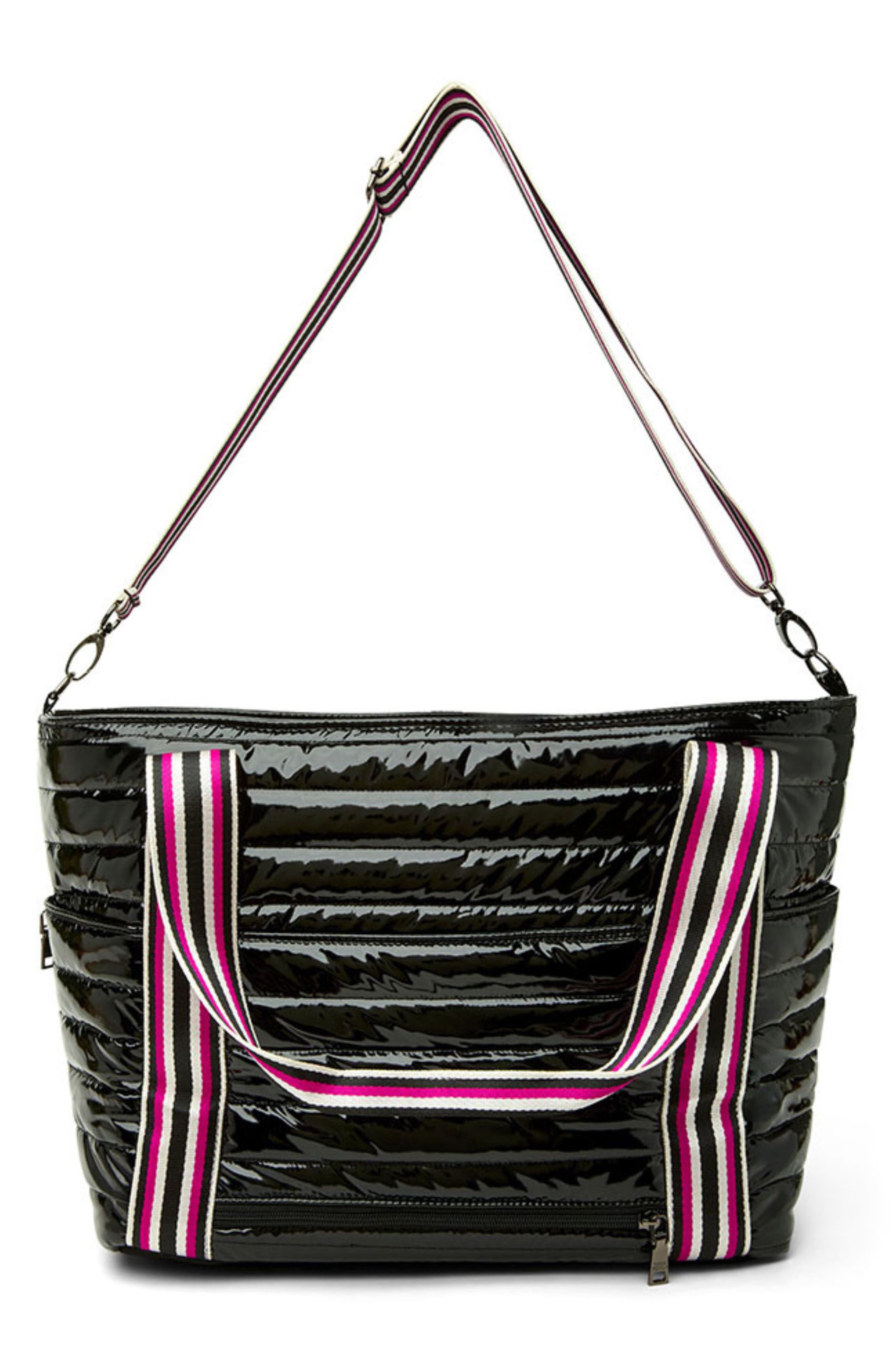 Love Royln Tennis Bag, Alternate, color, BLACK PATENT