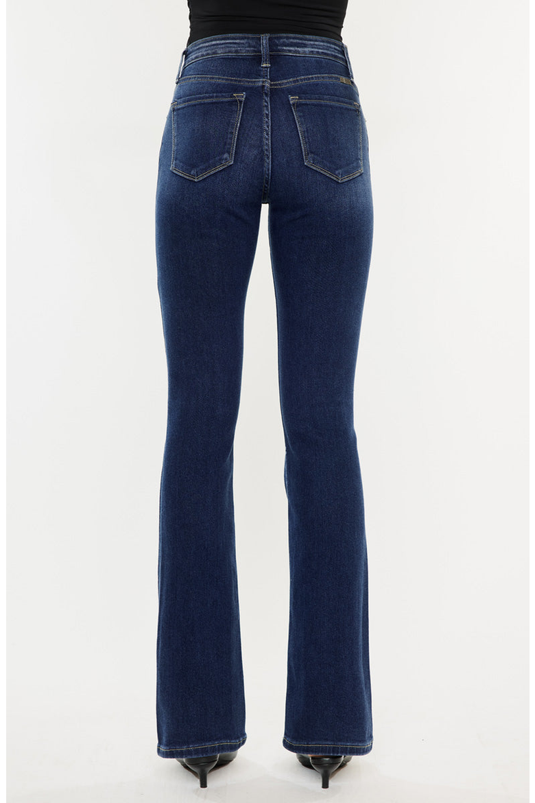 Denver Essentials High Rise Bootcut Jeans, Alternate, color, Dark Wash