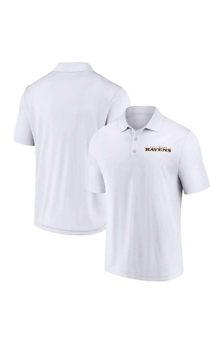 FANATICS Men's Fanatics White Baltimore Ravens Lockup Polo, Main, color, White