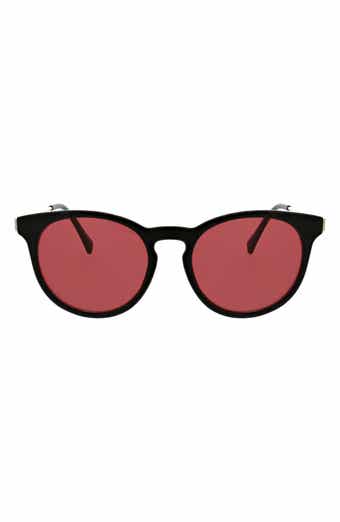 BCBGeneration 52mm Round Keyhole Sunglasses