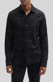 Robert Barakett Dravon Cotton Blend Knit Shirt