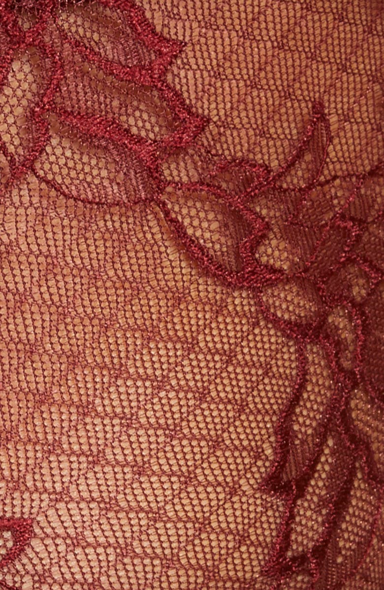 Oh La La Cheri Underwire Lace Teddy & Thong Set, Alternate, color, 