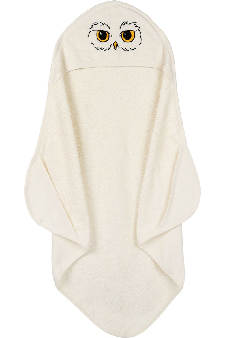 Hedwig Hooded Towel, Main, color, Tusk Hedwig