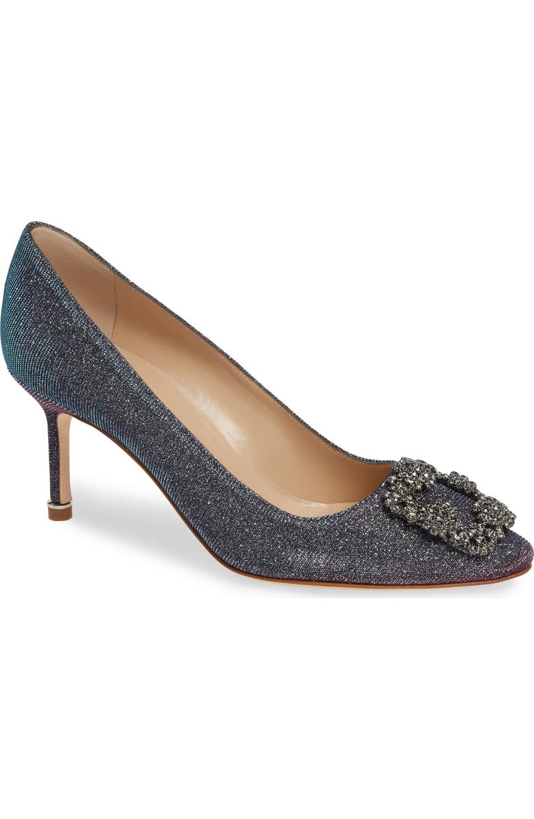 Manolo Blahnik Hangisi Pointed Toe Pump, Main, color,