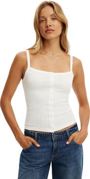 Cotton On Women's Henley Tank