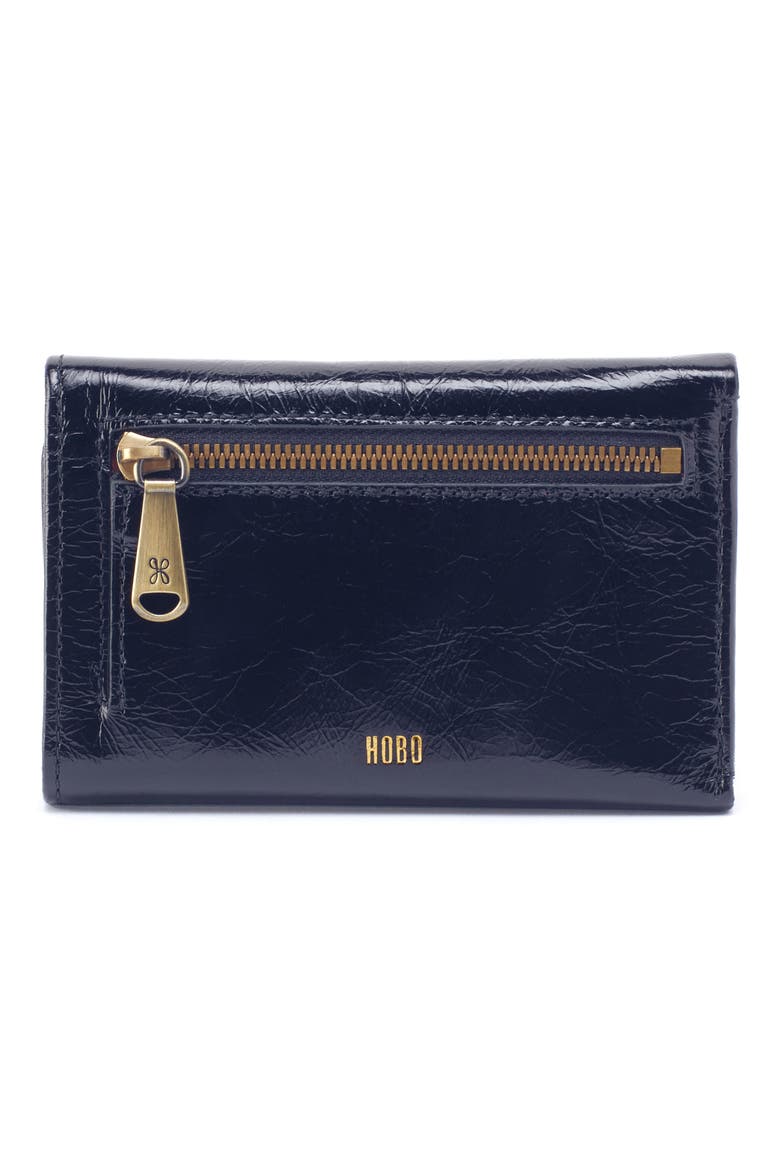 Jill Leather Trifold Wallet, Alternate, color, INK NAVY