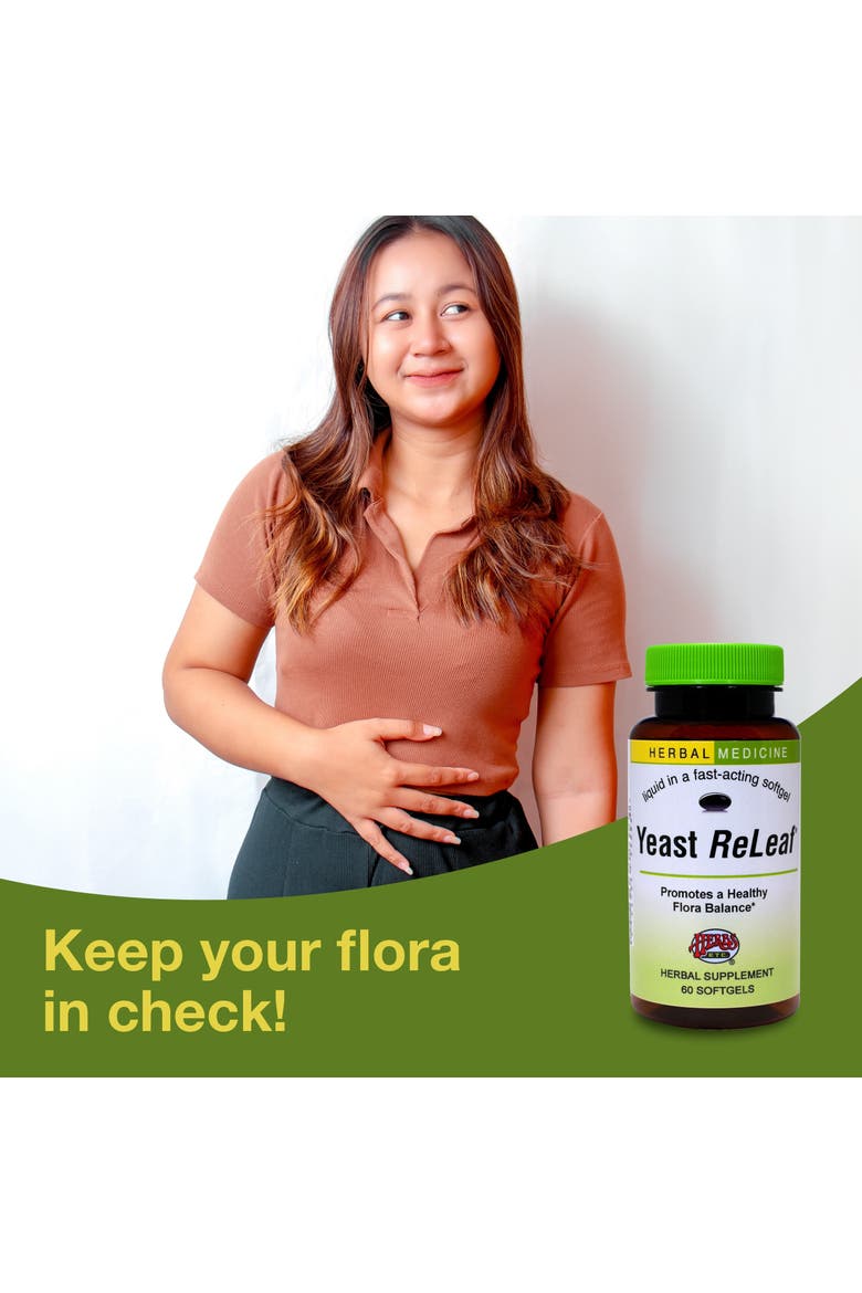 Yeast ReLeaf® Softgels 60 ct, Alternate, color, No Color