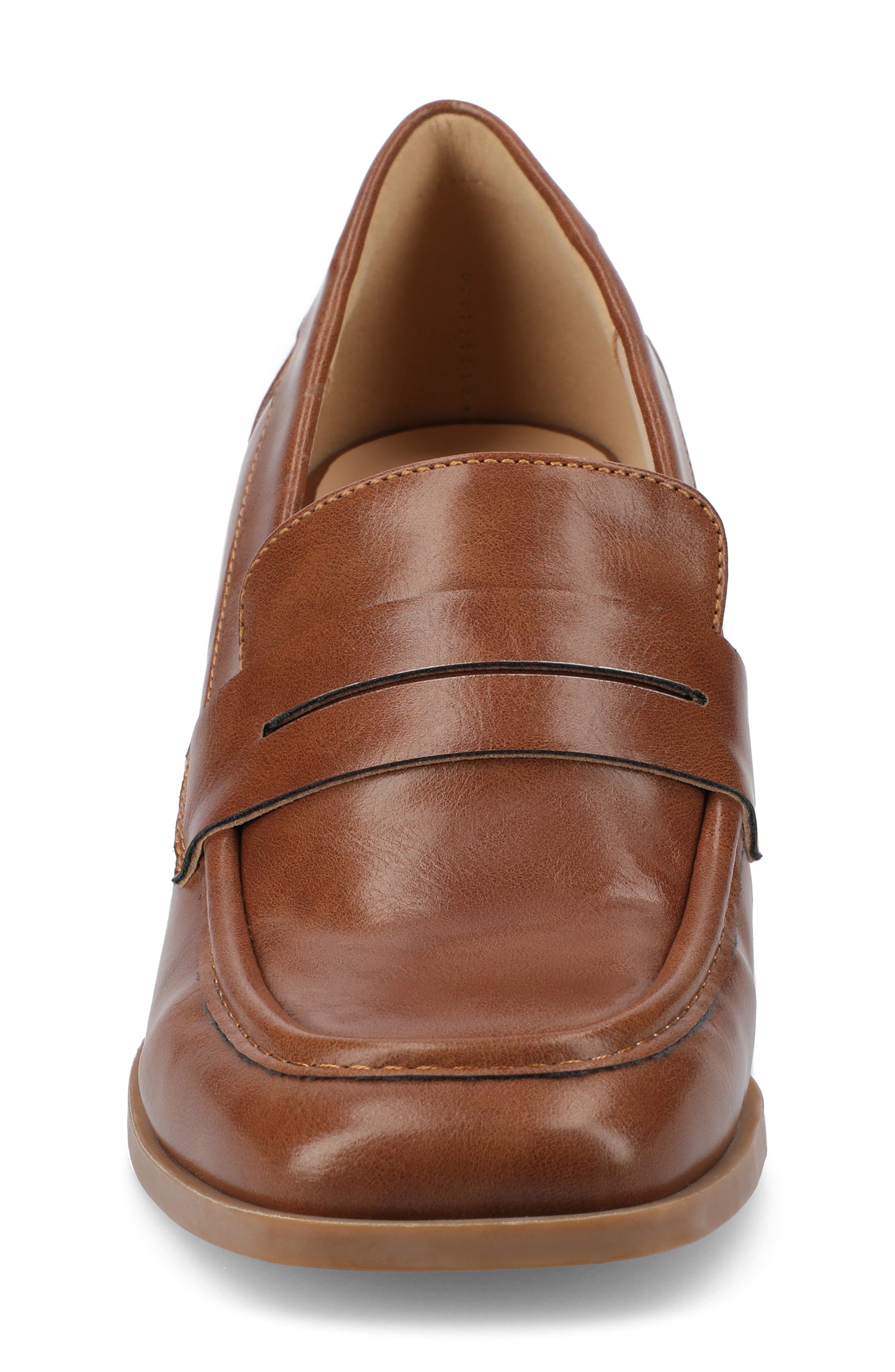 Malleah Loafer Pump, Alternate, color, BROWN