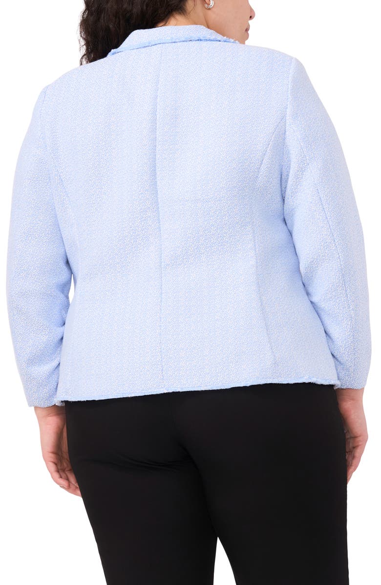 Halogen<sup>®</sup> Raw Hem Crop Blazer, Alternate, color, Placid Blue