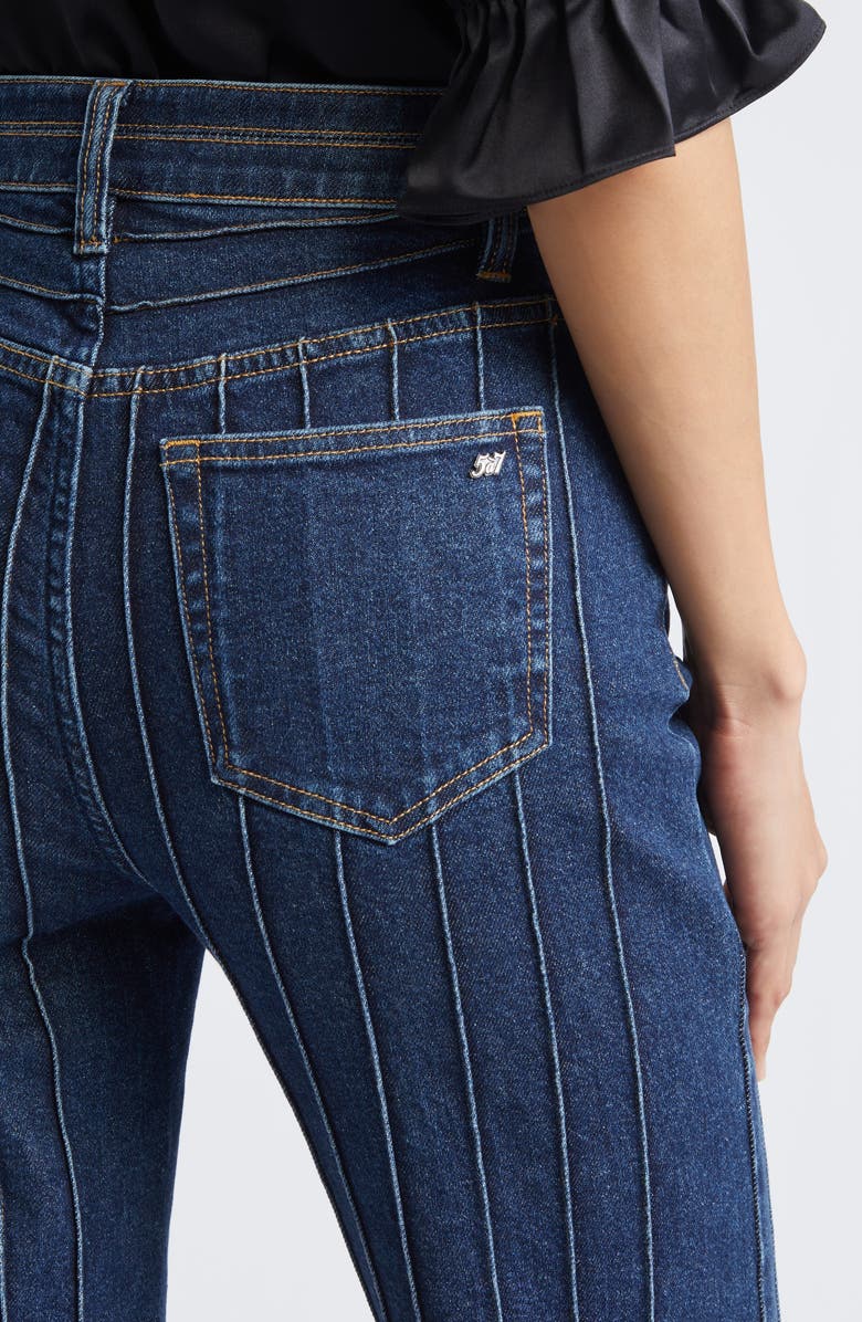 Cinq à Sept Camen Pintuck Flare Jeans, Alternate, color, Fontaine