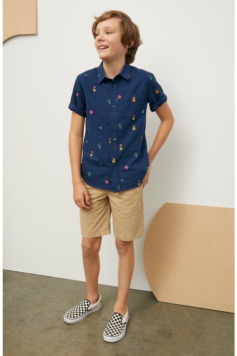 Authentic Chino Shorts, Alternate, color, BLACK