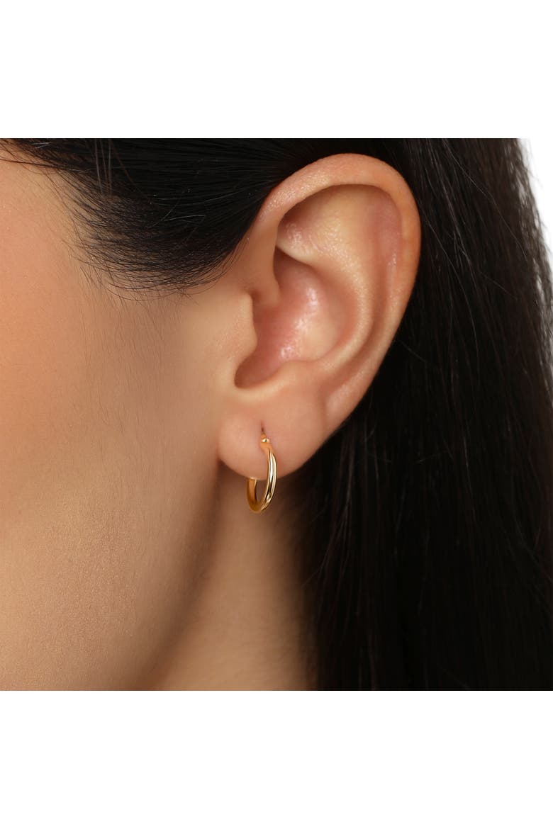 Gold-Tone Bow, Butterfly & Pearl Stud & Hoop Earring Set, 12 Pairs, Alternate, color, Gold