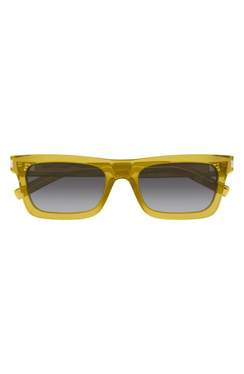Betty 54mm Polarized Rectangular Sunglasses