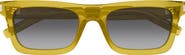 Saint Laurent Betty 54mm Polarized Rectangular Sunglasses