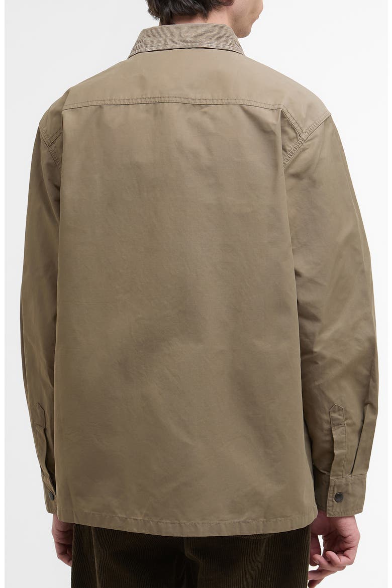 Silverbay Oversized Waxed Twill Overshirt, Alternate, color, BRITISH KHAKI