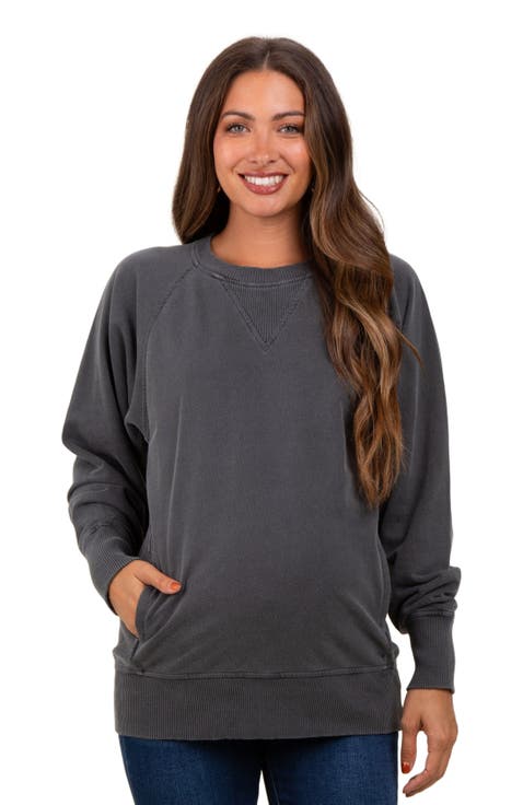 Vintage Wash French Terry Pullover