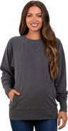 PinkBlush Vintage Wash French Terry Pullover