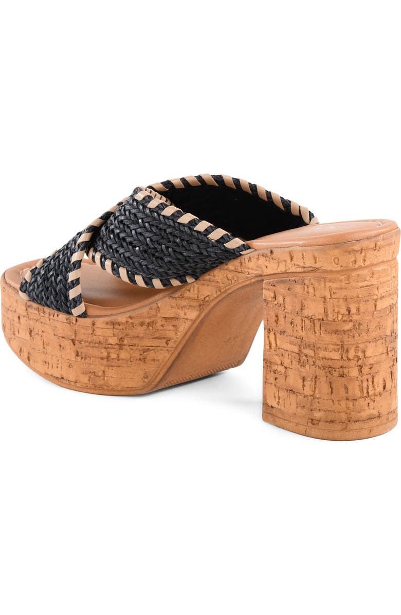 Seychelles Encore Platform Slide Sandal, Alternate, color, Black