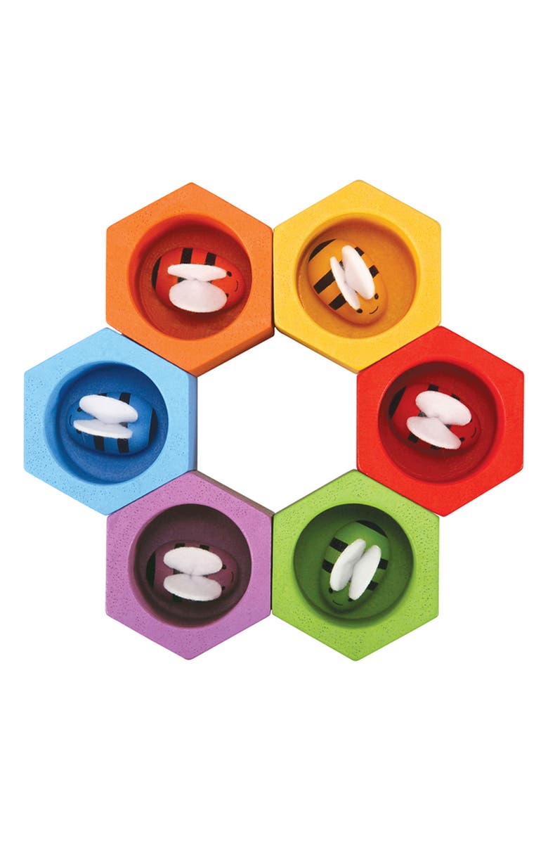 PlanToys<sup>®</sup> Beehives Wooden Toy, Alternate, color,