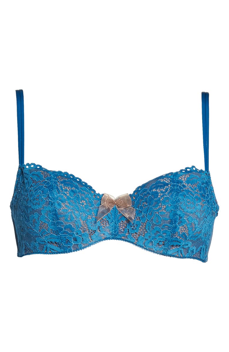 b.tempt'd by Wacoal Ciao Bella Underwire Balconette Bra, Alternate, color, Blue Sapphire