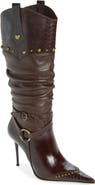Jeffrey Campbell Headturner Pointed Toe Western Boot