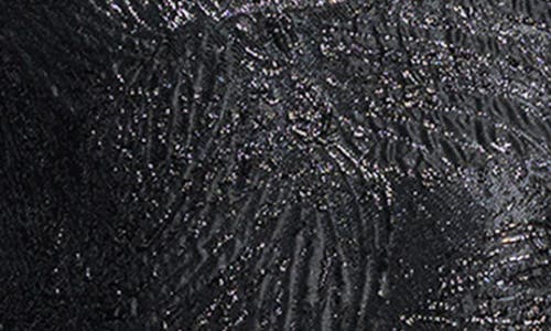 Xscape Evenings Ruffle Off The Shoulder Brocade Gown In Black