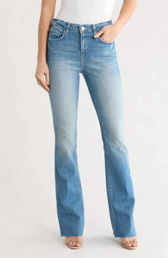 L'AGENCE Ruth Raw Hem Straight Leg Jeans